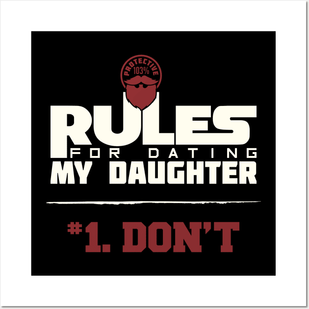 Dad Rules Wall Art by Insomnia_Project